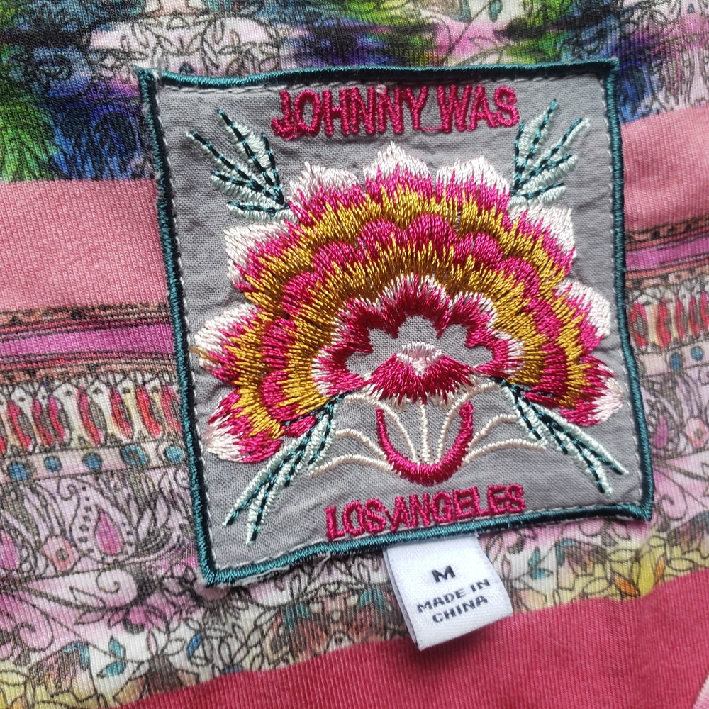 Johnny Was Multicolor Embroidered Top - Picture 2 of 4